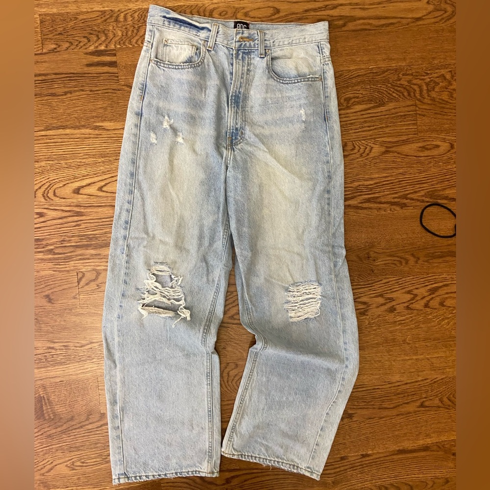 Urban Outfitters high waisted baggy washed jeans